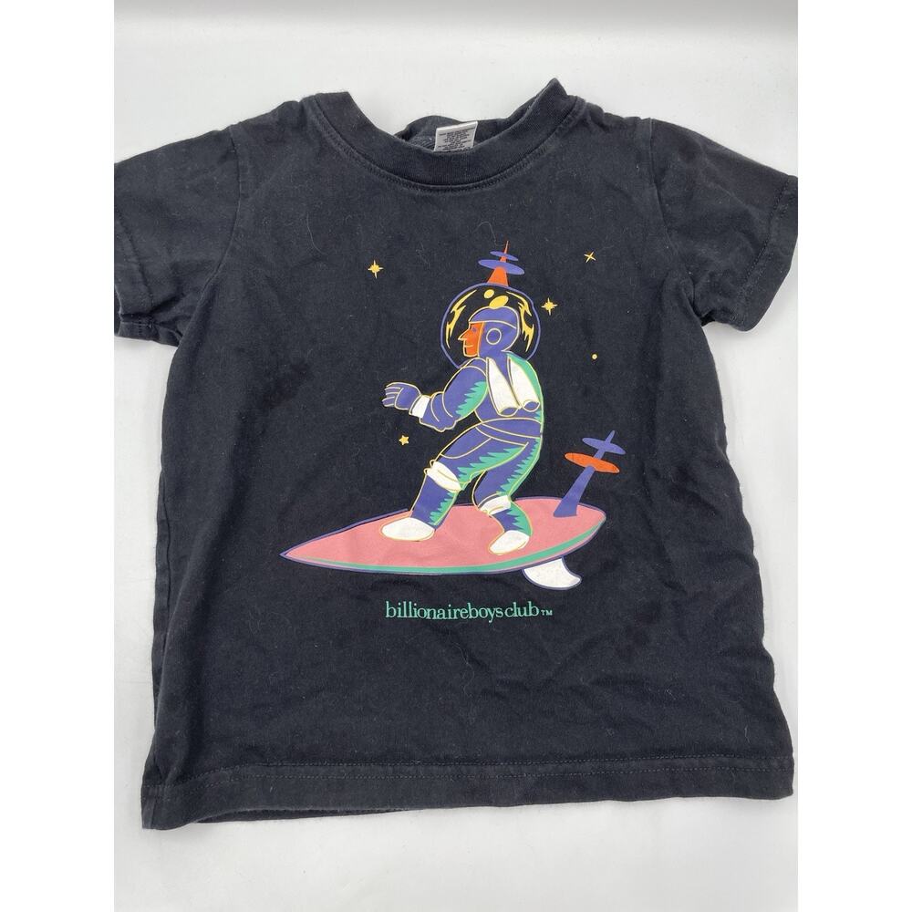 Billionaire Boys Club Boys Astronaut Graphic Short Sleeve T-Shirt Size 3T